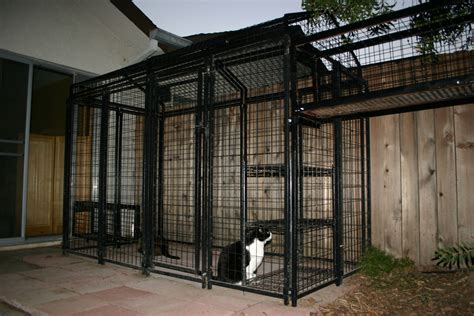 how to build an outdoor metal pet enclosure|small dog enclosure inside.